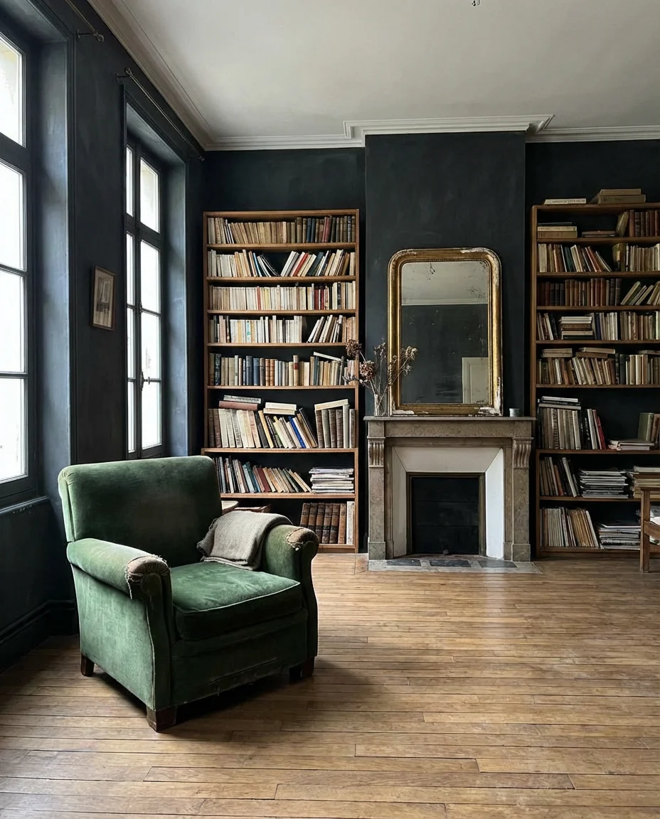 Moody Living Room Inspiration From European Apartments 1