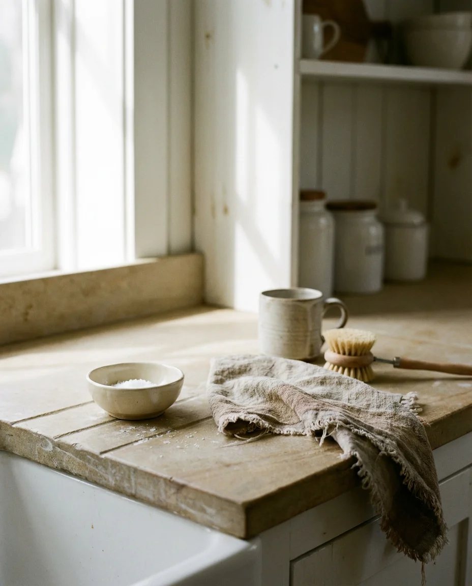 Neutral Coastal Kitchen with Natural Materials 2
