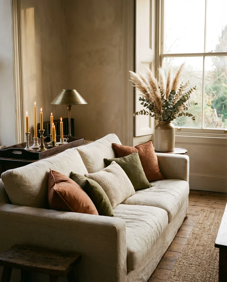 Organic Linen Sofas in Oat and Cream 2