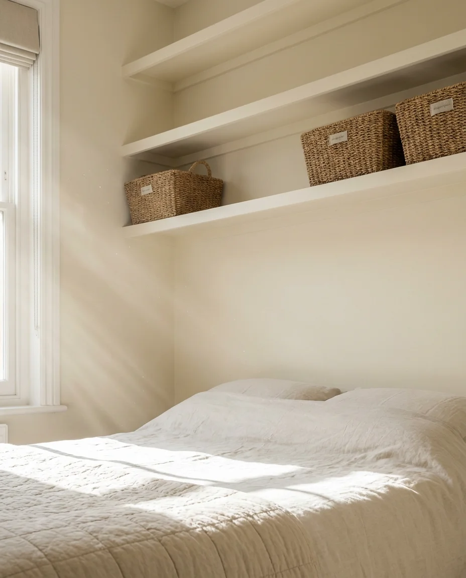 Organizing and Space-Saving Hacks for Ultra-Small Bedrooms 2