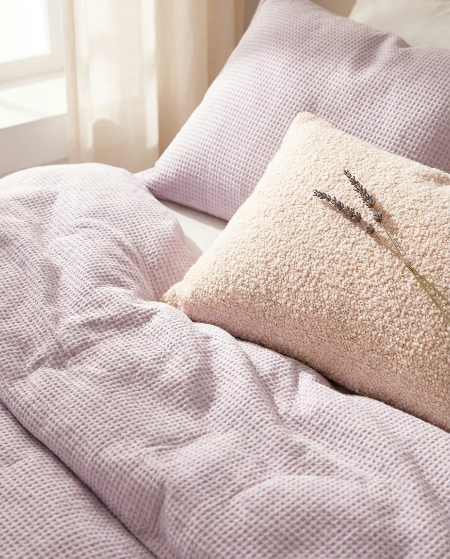 Pastel Purple Bedroom with Dreamy Soft Furnishings 2