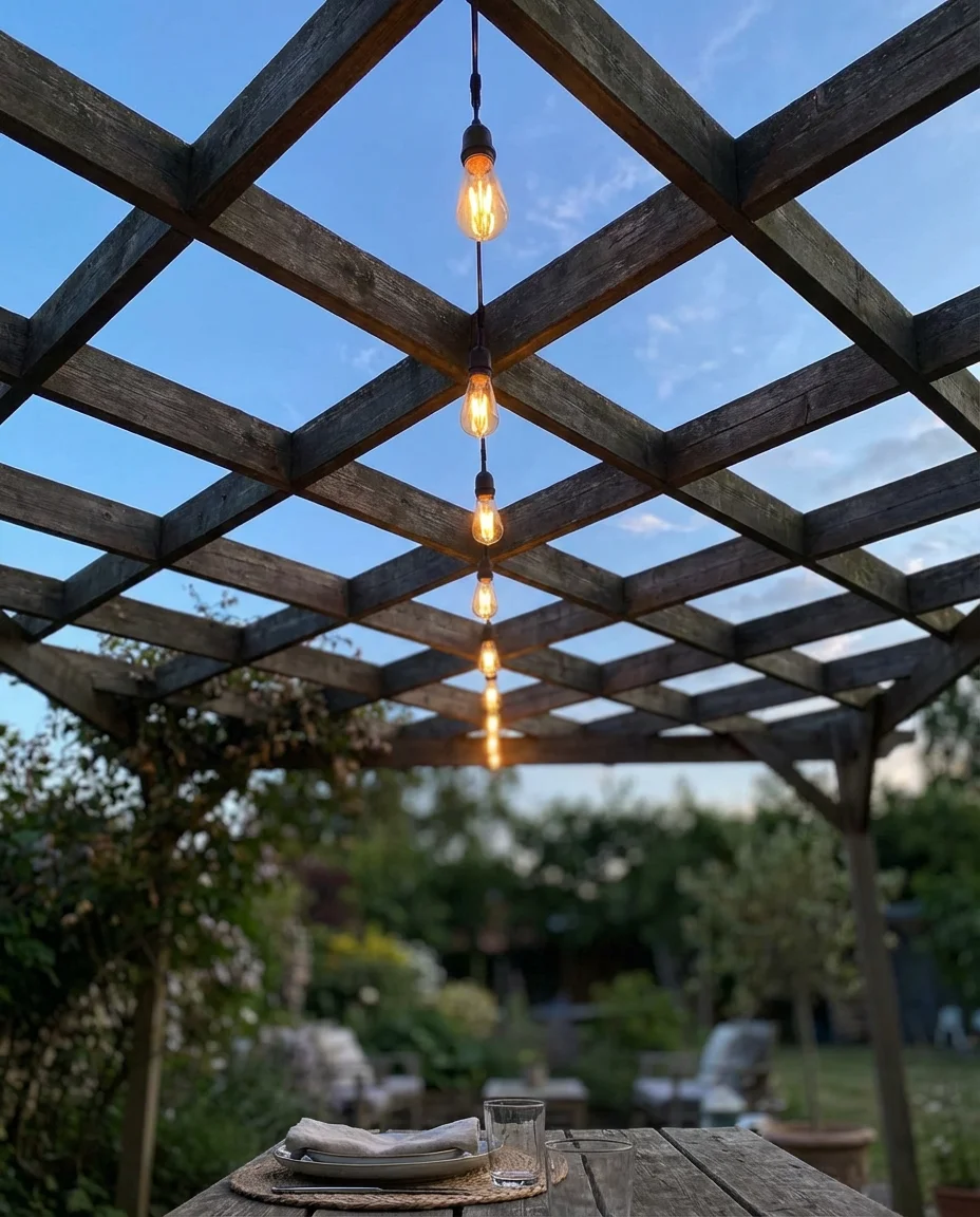 Pergola Patio With Outdoor Dining Table 2