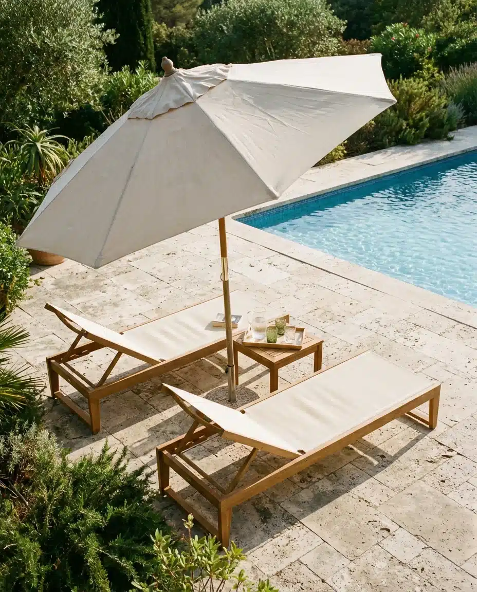 Pool Patio With Lounging Zone 1