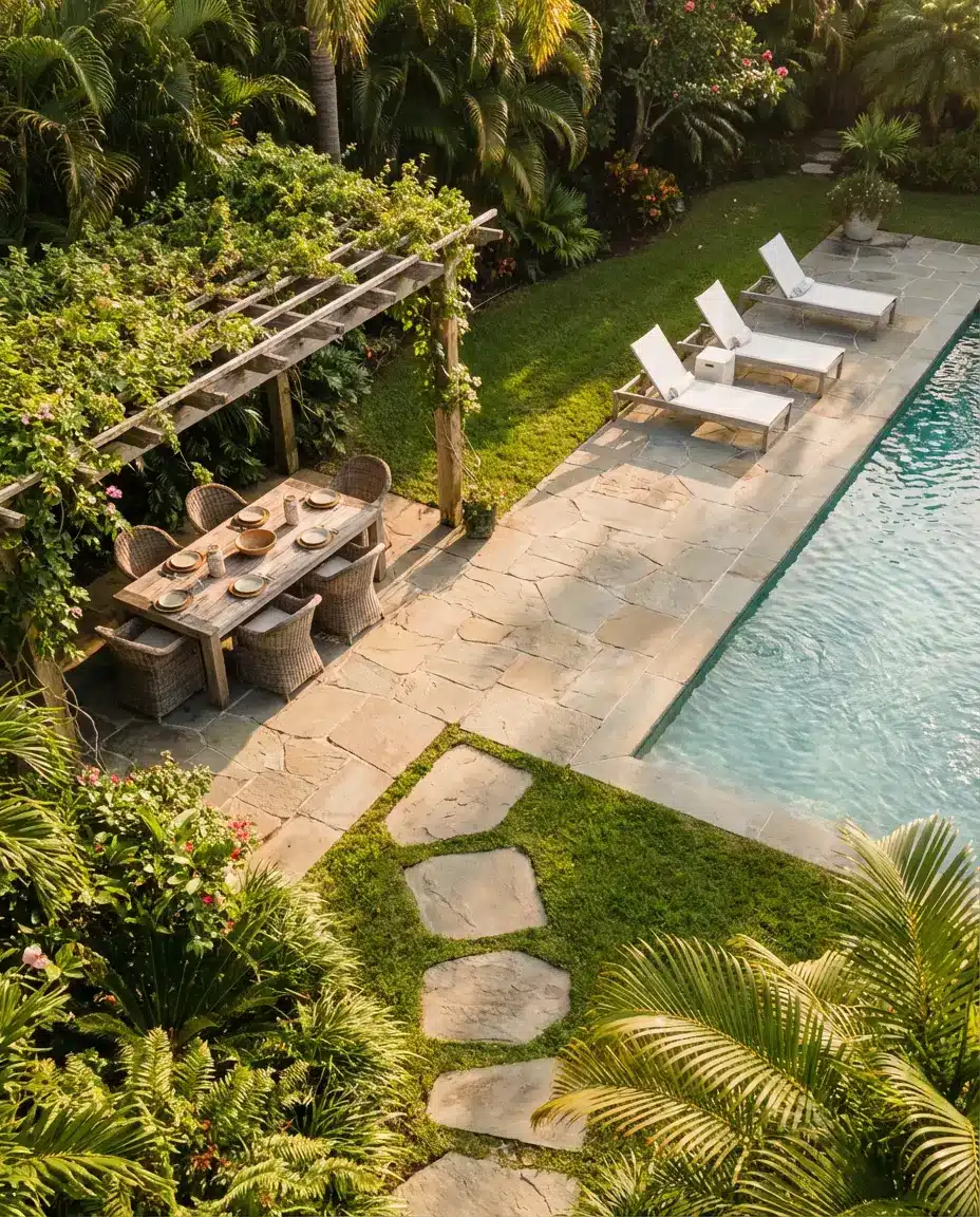 Pool Patio With Lounging Zone 2