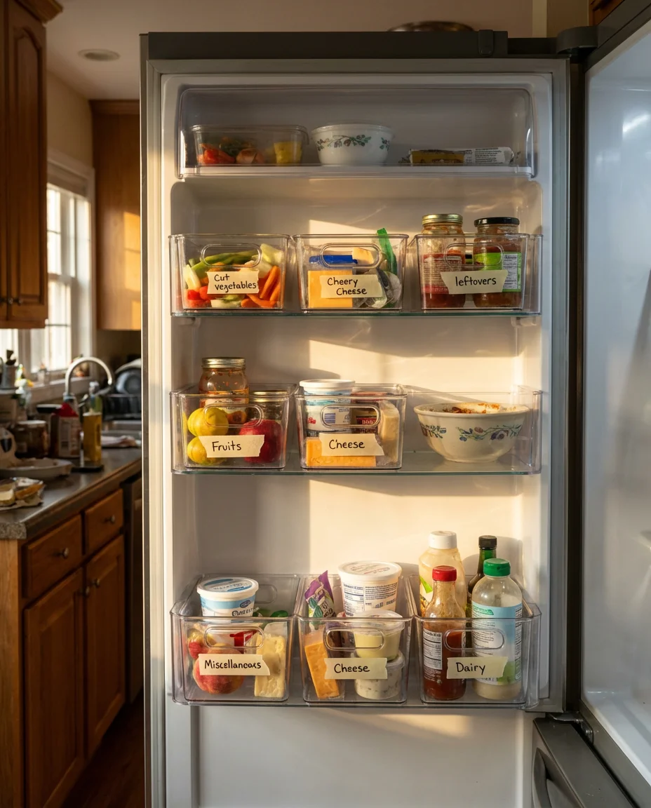 Realistic Fridge Organization for Busy Families 2