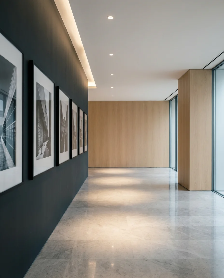 Recessed Lighting Rows for a Clean Modern Look 2