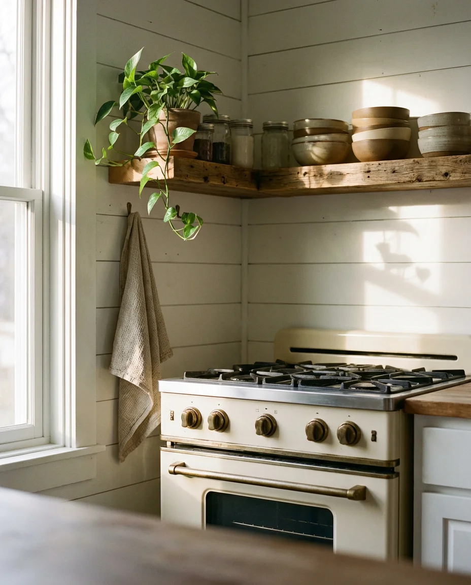 Rustic Beachy Farmhouse Kitchen 2