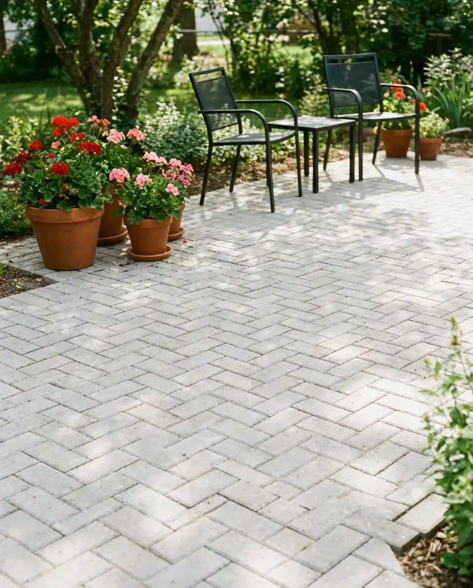 Simple DIY Paver Patio on a Budget 1