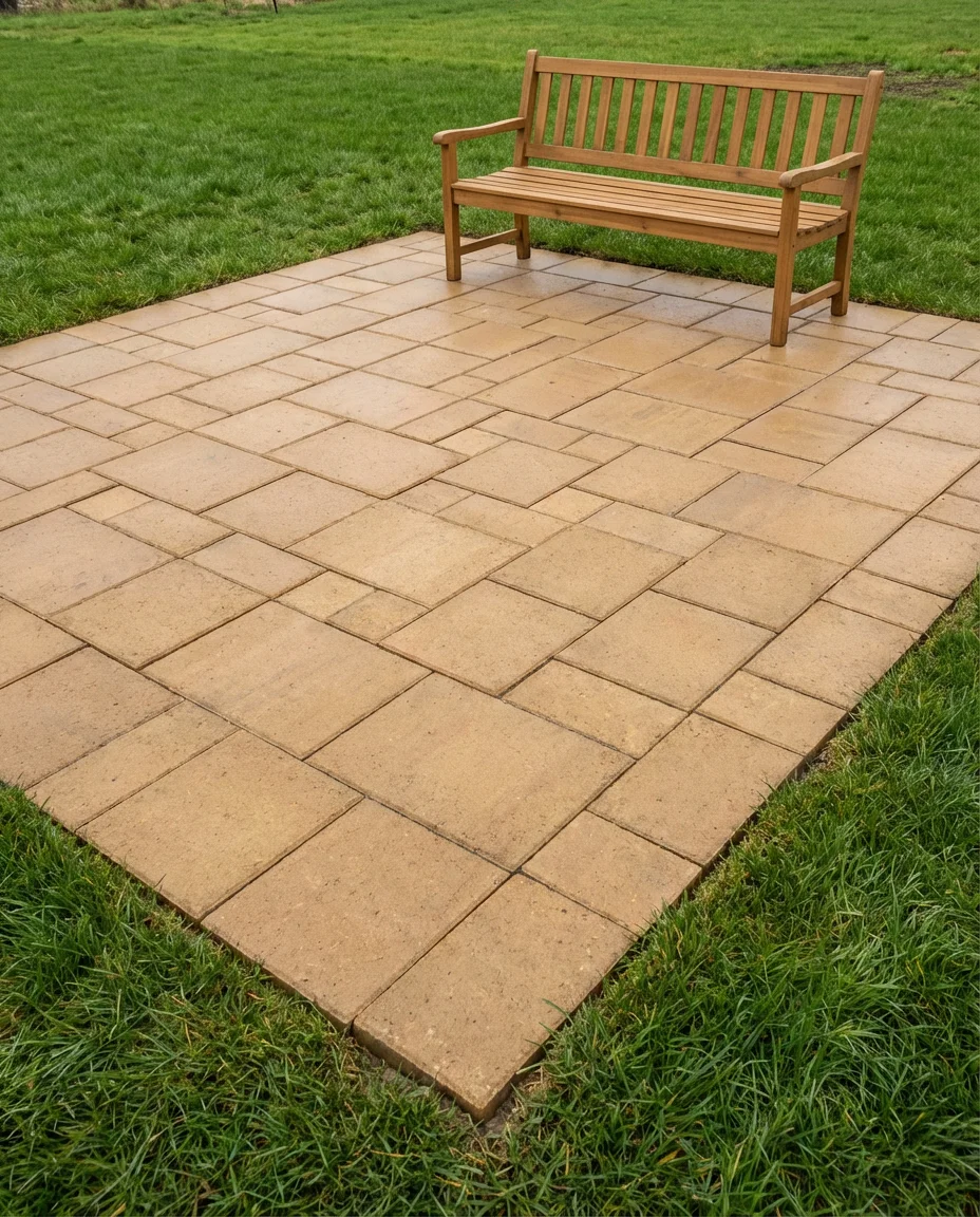 Simple DIY Paver Patio on a Budget 2