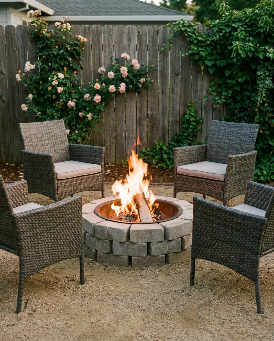 Simple Fire Pit Gathering Space 1