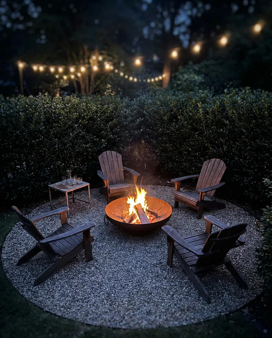 Simple Fire Pit Gathering Space 2