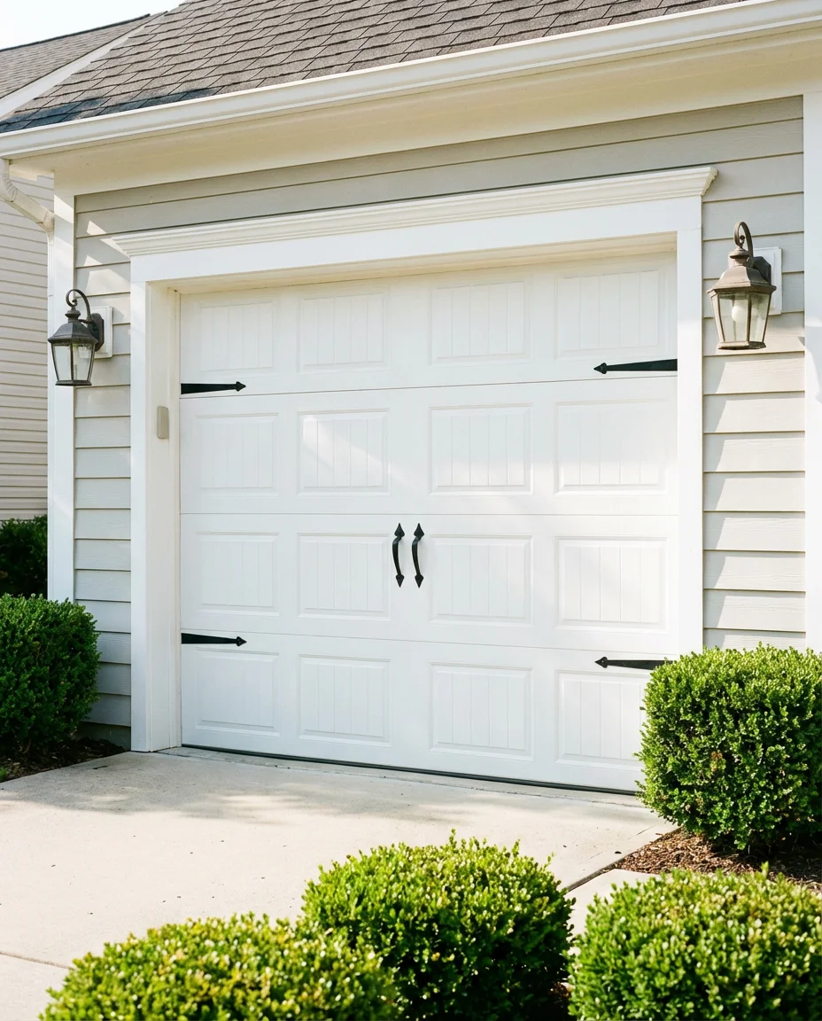 Simple Garage Door Upgrade Ideas on a Budget 1