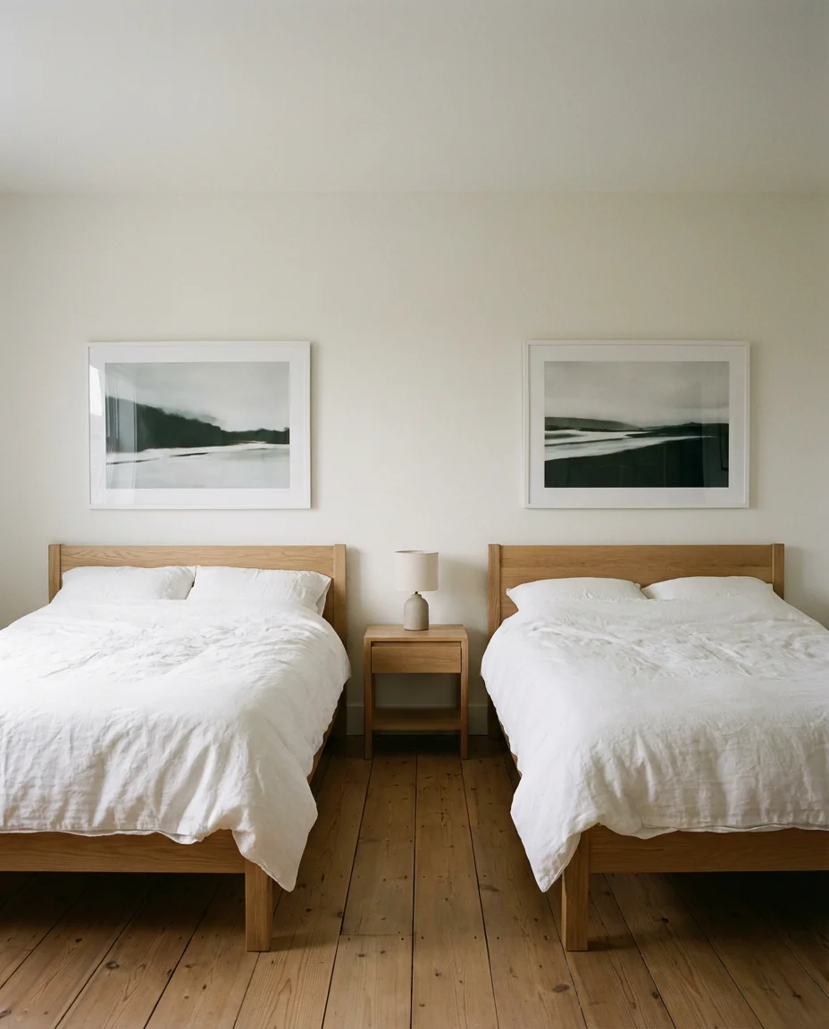 Simple Twin Bedroom That Does More With Less 1