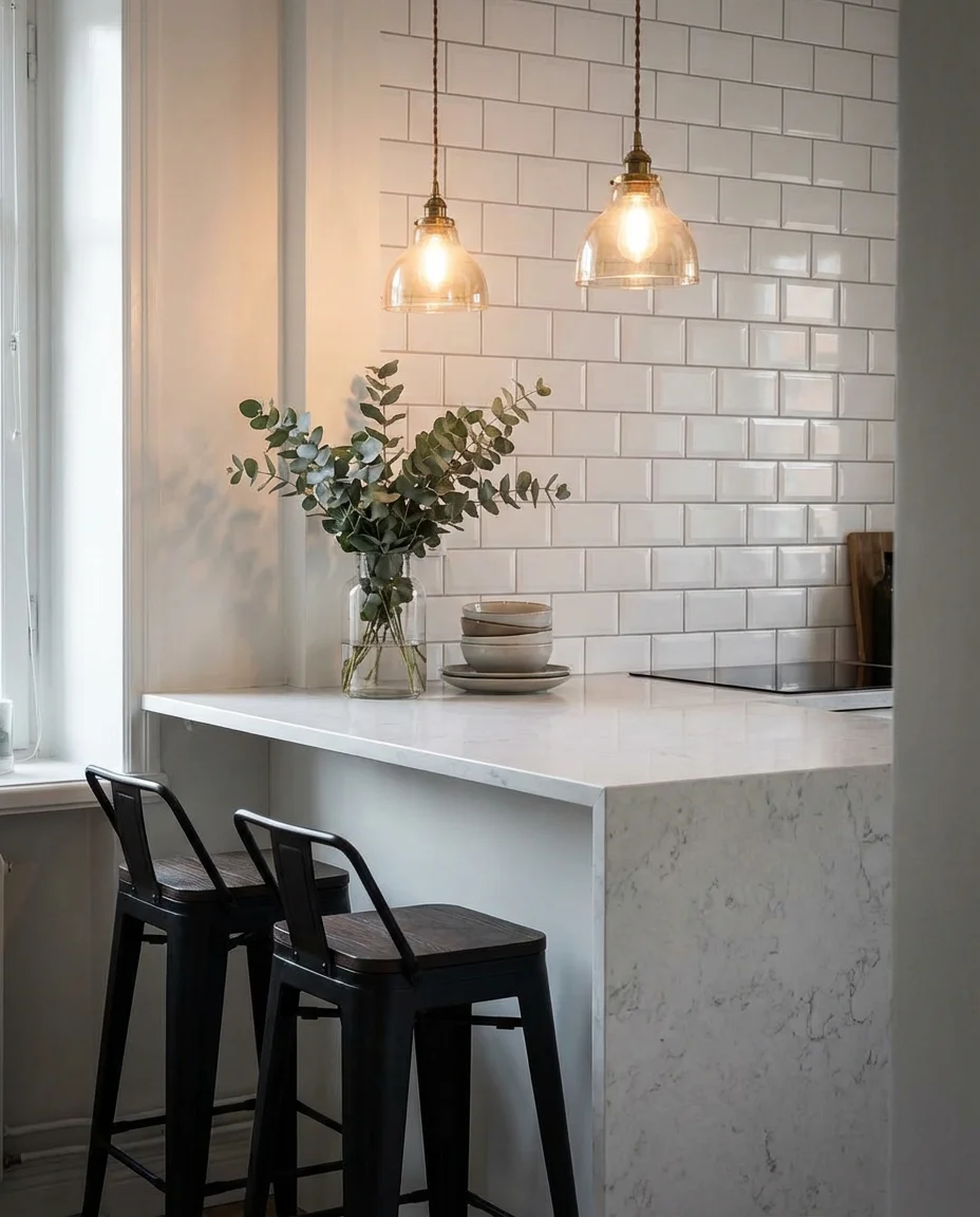 Small Kitchen in a Small House With Breakfast Bar 2