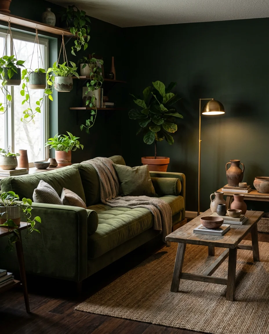 Small Space Earthy Apartment with Natural Light 1