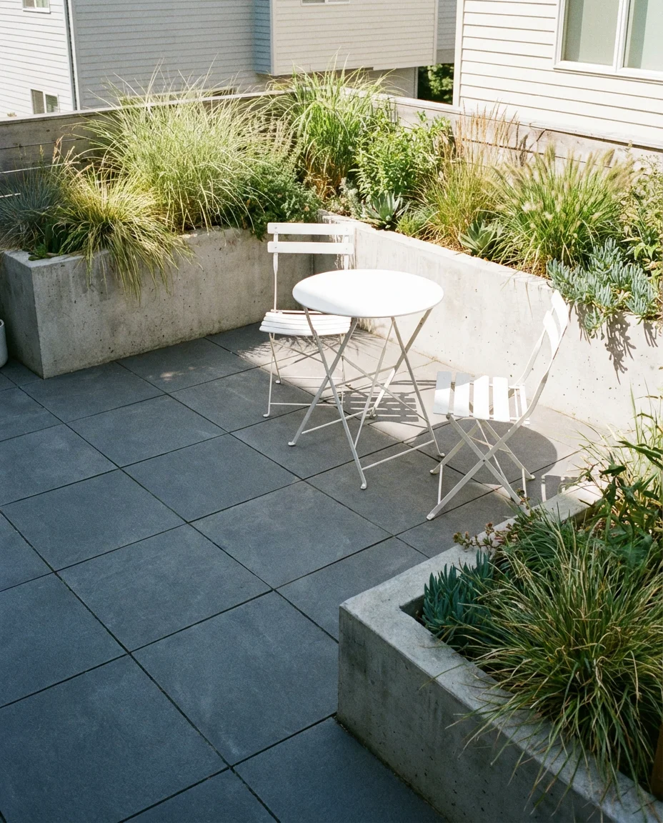 Small Yard Paver Patio Layout 1