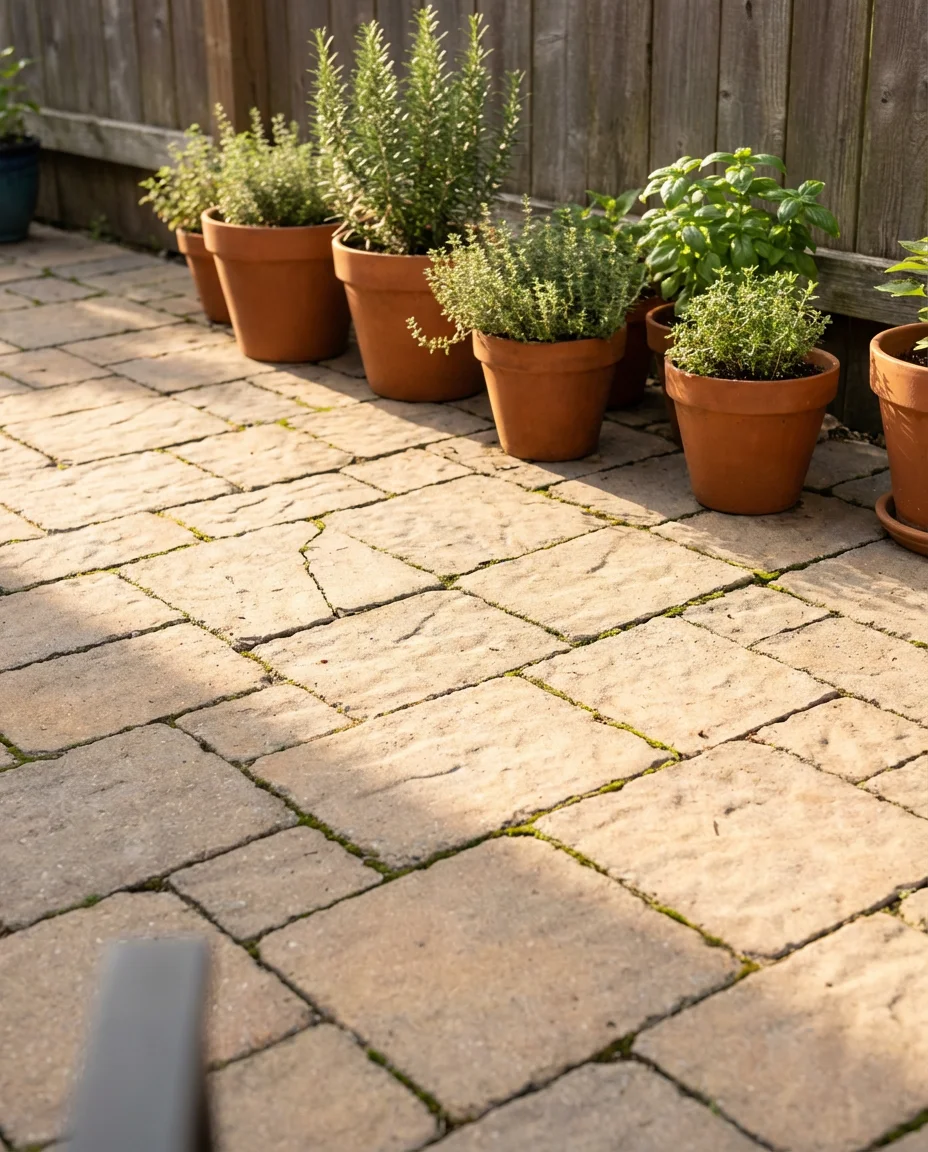 Small Yard Paver Patio Layout 2