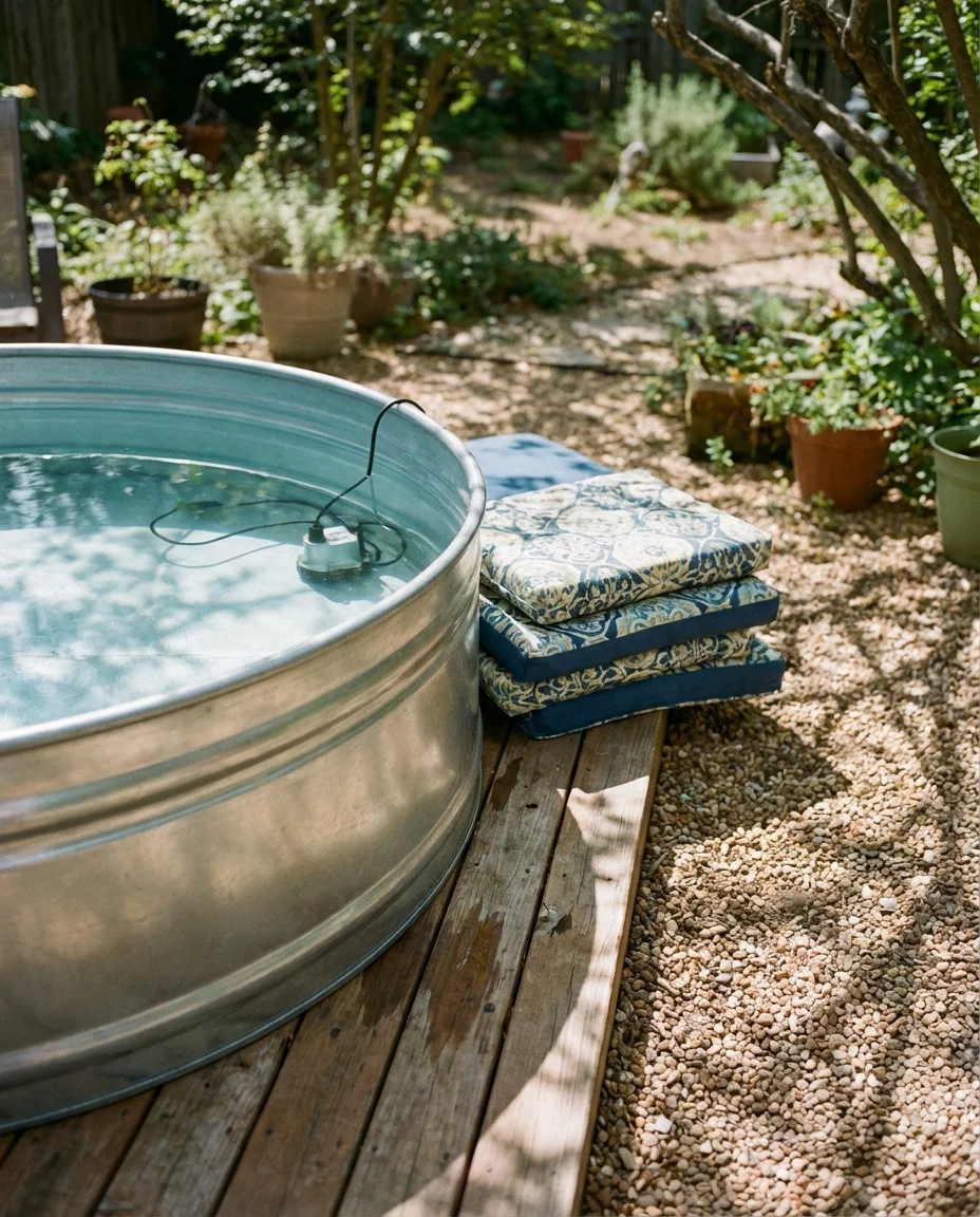 Stock Tank Pool on a Budget 2