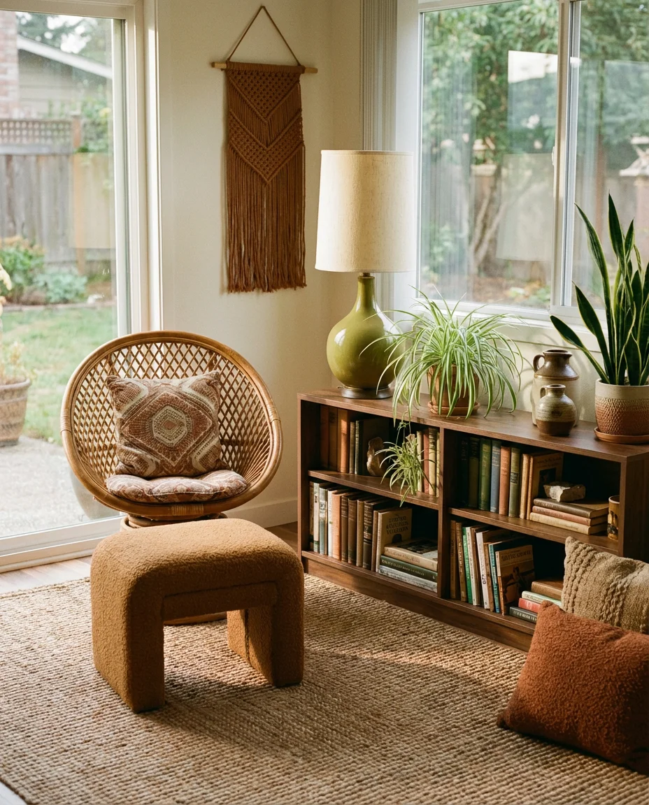 The 70s-Inspired Living Room Revival 2