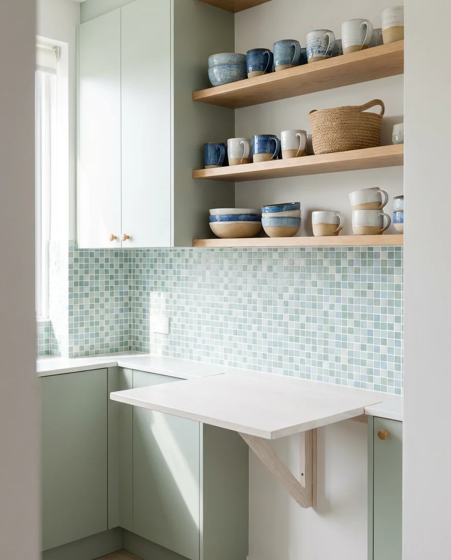 Tiny Coastal Kitchen That Maximizes Every Inch 1
