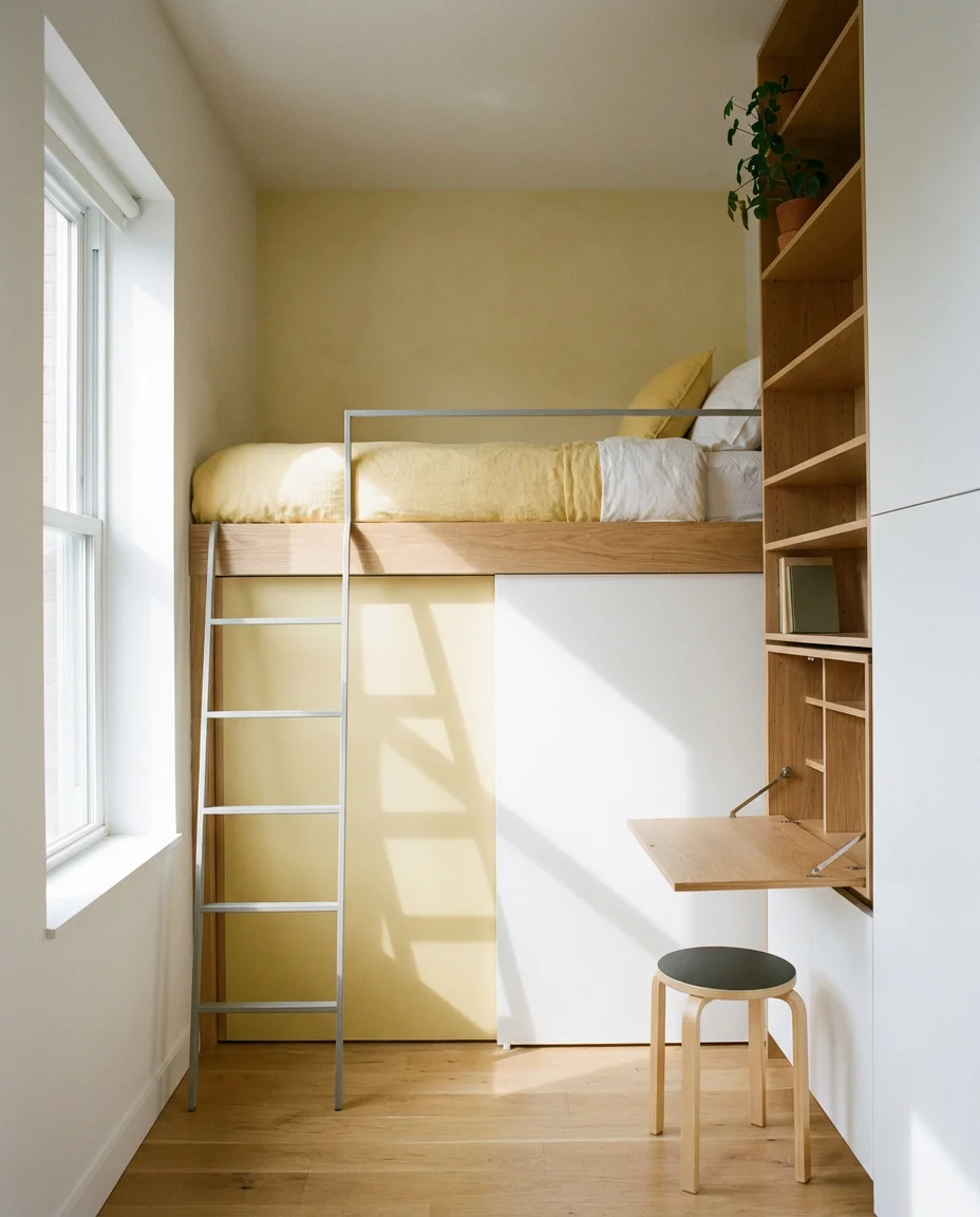 Tiny Twin Bedroom That Maximizes Every Inch 2