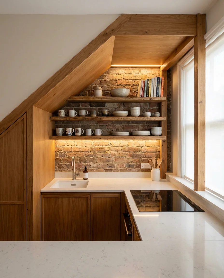 Under-Stair Kitchen Nook 1