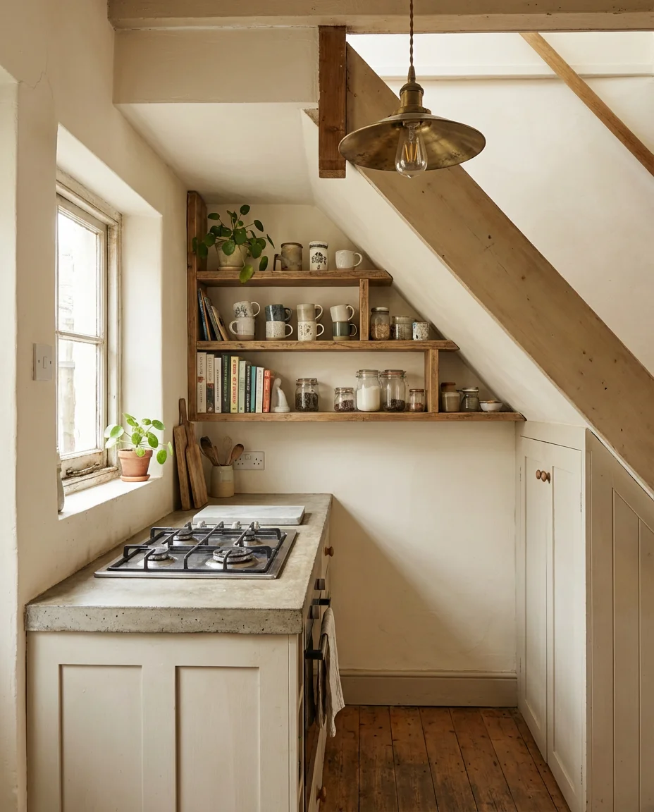 Under-Stair Kitchen Nook 2