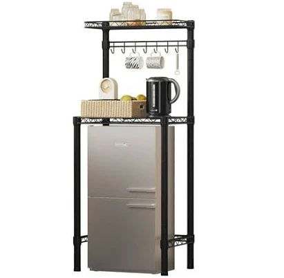 2-Tier Mini Fridge Storage Shelf