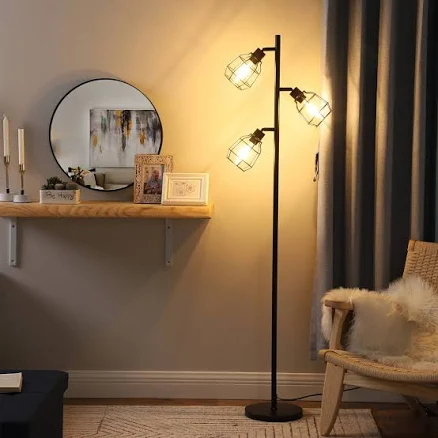 3-Light Tree Floor Lamp