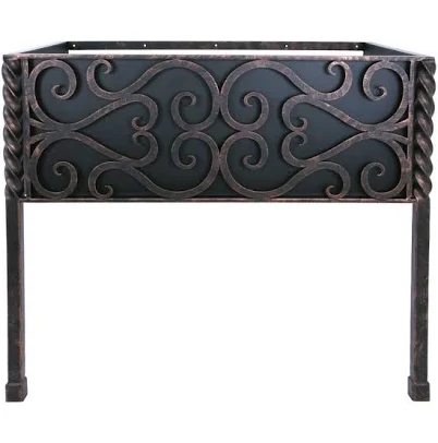 35.5-in Paisley Iron Bathroom Vanity Base with Legs