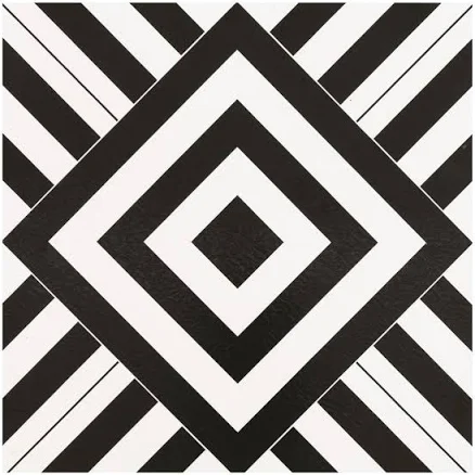 Achim Retro Geometric Self-Adhesive Vinyl Floor Tile