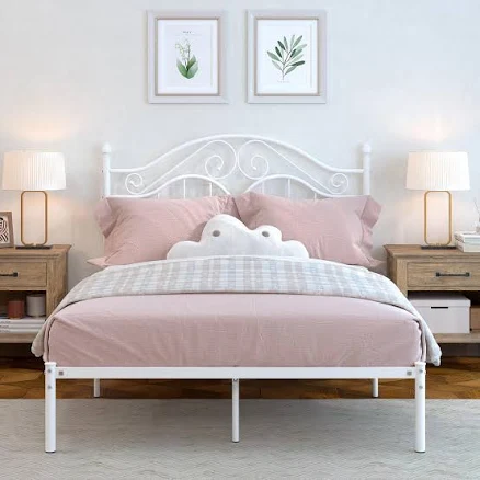 Alecia Metal Platform Bed Lark Manor