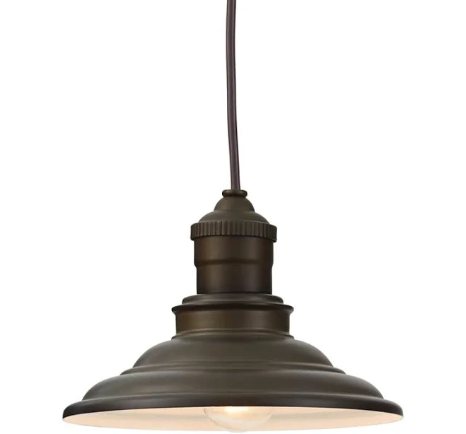 allen + roth Hainsbrook Mini Cone Pendant
