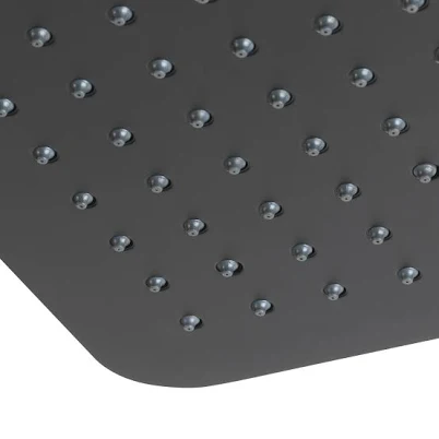 allen + roth Reign Brushed Gold Square Rain Shower Head
