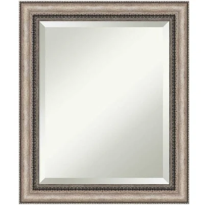 Amanti Art Lyla Ornate Silver Framed Wall Mirror