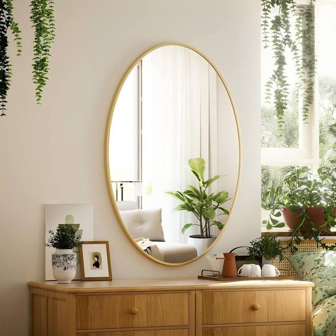 Anyrose Oval Bathroom Mirror Bathroom Vanity Mirror