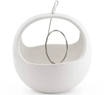 Arcadia Garden Products Urban Gardening Ceramic Hanging Planter