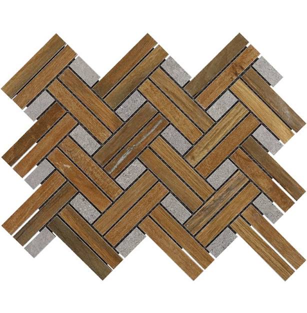 Artmore Tile Eternal Herringbone Oak Mosaic Tile