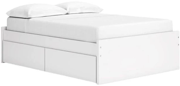 Ashley Onita Panel Platform Bed with 1 Side Storage