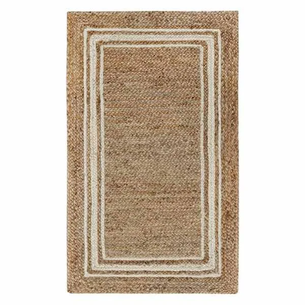 At Home Braided Border Accent Rug
