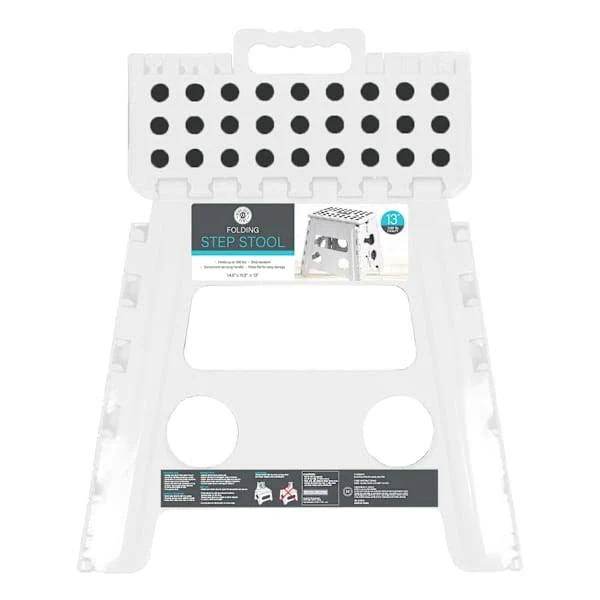 at Home Teal Folding Step Stool
