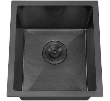 Attop 15 in. Undermount Single Bowl Kitchen Bar Sink
