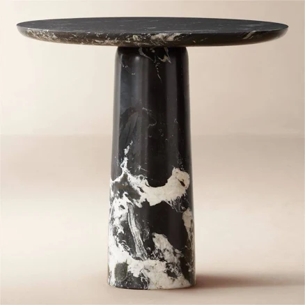 Babylon Black Marble Dining Table