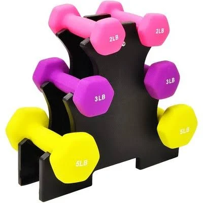 Balance From Fitness Dumbbell Set with Stand