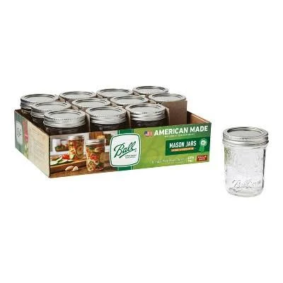 Ball Collection 12-pc. 8-oz. Glass Mason Jars