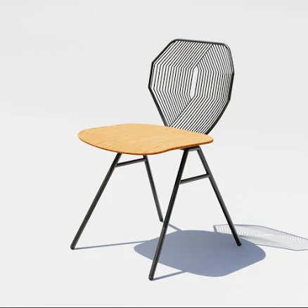 Bend Goods Wood & Wire Dining Chair