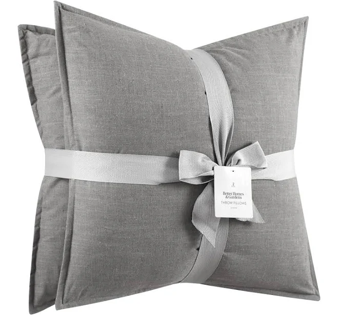 Better Homes & Gardens 2-Pack Linen Pillows