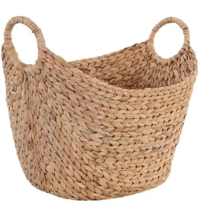 Better Homes & Gardens Extra Large Natural Woven Water Hyacinth Boat Decorative 