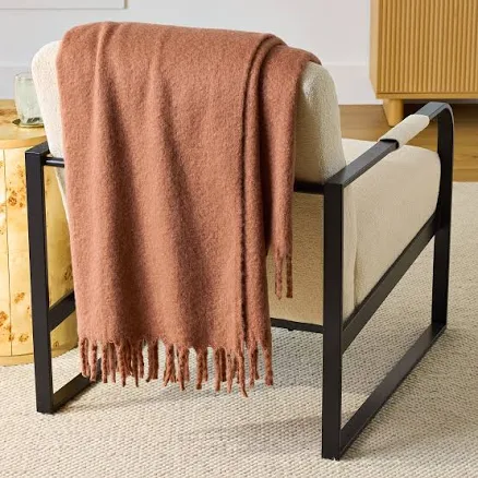 Better Homes & Gardens Faux Mohair Cozy Couch Throw Blanket