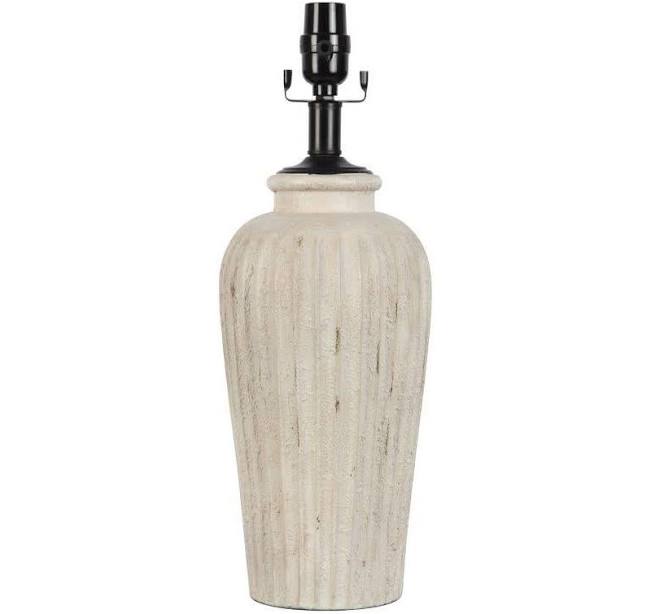 Bhg Large Ribbed Ceramic Table Lamp Base